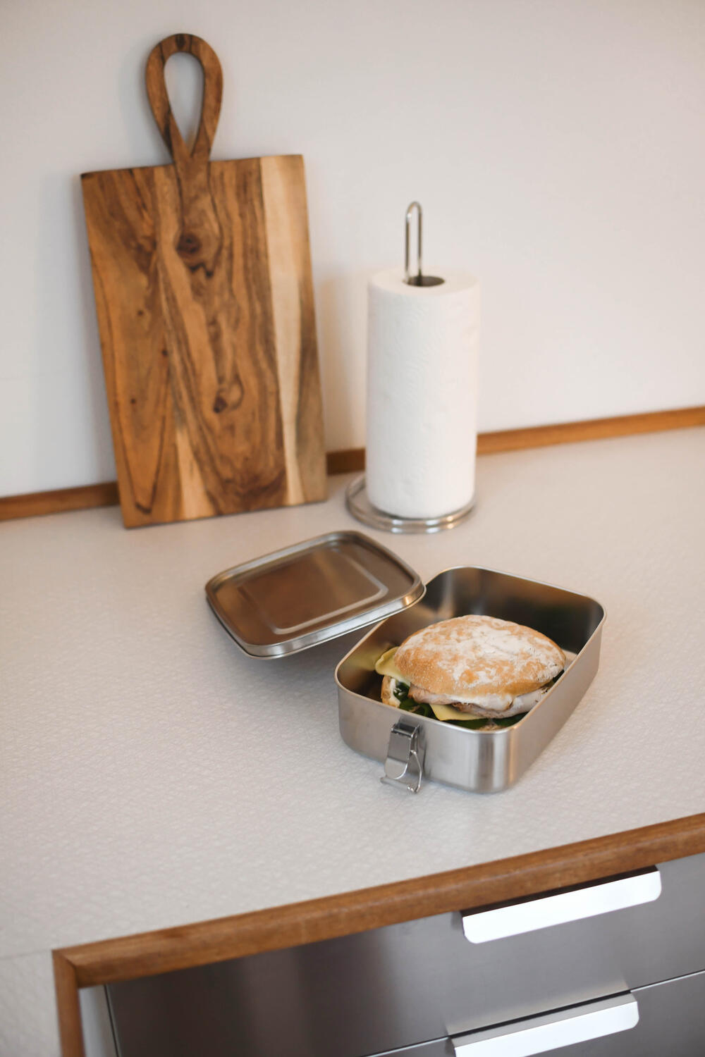 Stål madkasse - 1,5L